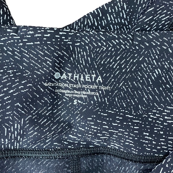 Athleta Salutation Stash Pocket Tights in Rainwater - Picture 4 of 6